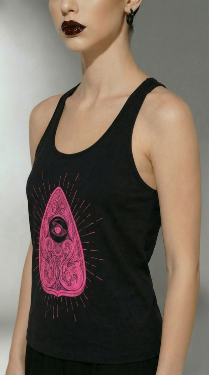 Tank Top Pink Ouija Guipure