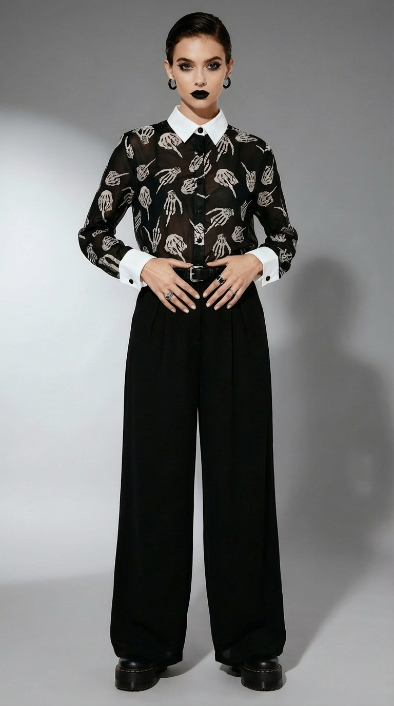 Blouse Middle Finger