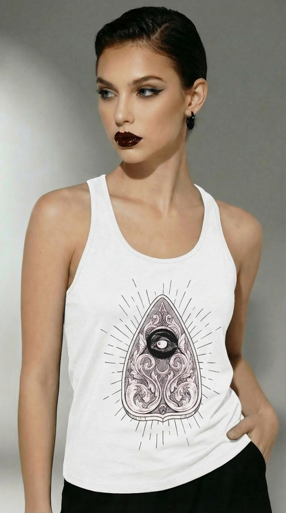 Tank Top Guipure black /Ouija white