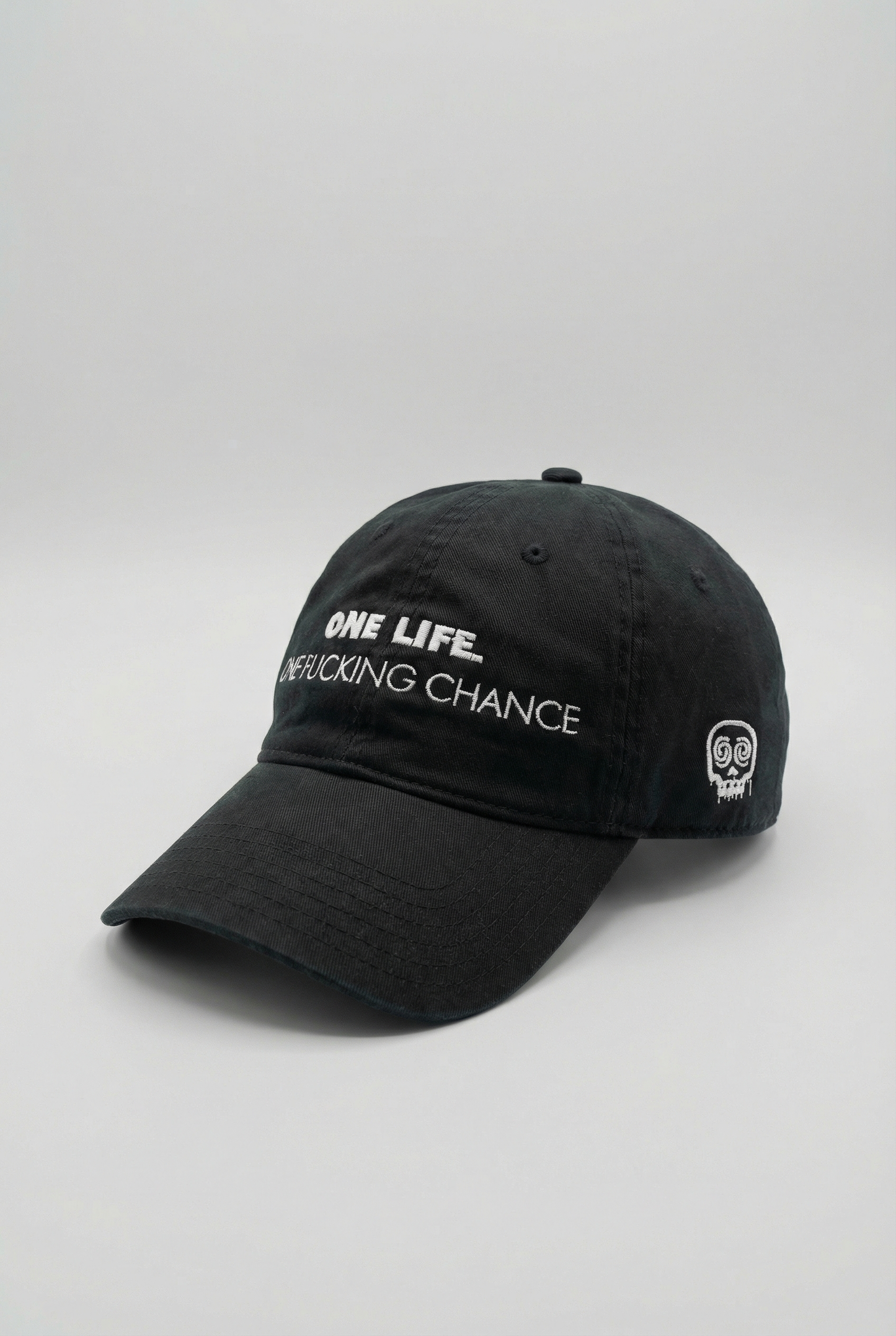 Contrario Black Dad hat  “One Life One Fucking Chance”