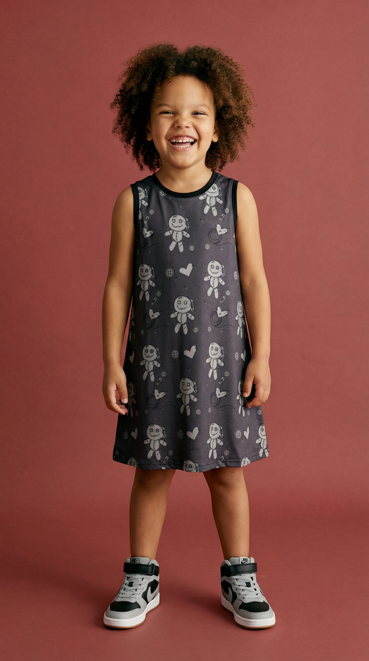 Voodoo Doll Dress for Girls