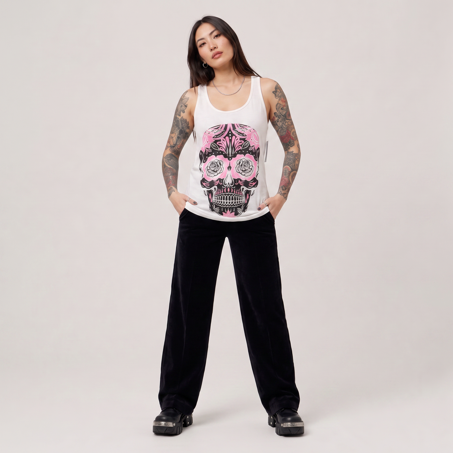 Bloom Skull Tank