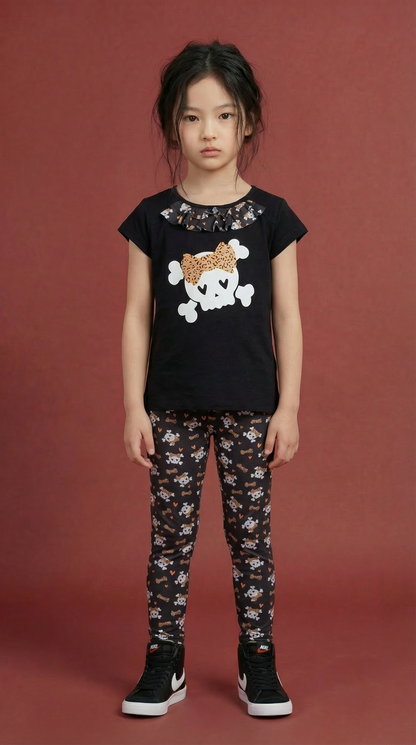T-shirt & legging Candy Skulls