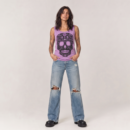 Violet Skull Tank