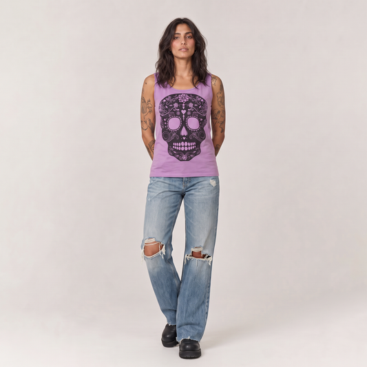 Violet Skull Tank