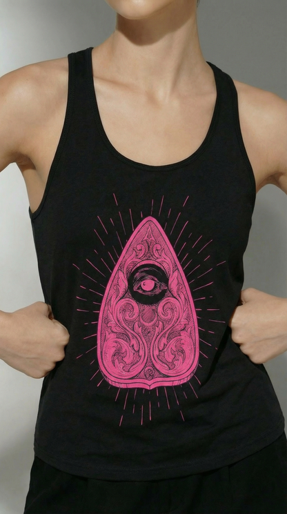 Tank Top Pink Ouija Guipure
