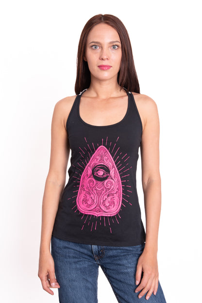 Tank Top Pink Ouija Guipure
