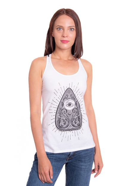 Tank Top Guipure black /Ouija white