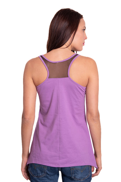 Tank Top Cotton Purple/Mesh Ouija