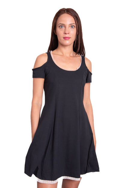 Dress Contrario Skull Lace