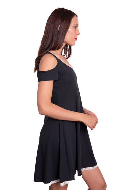 Dress Contrario Skull Lace